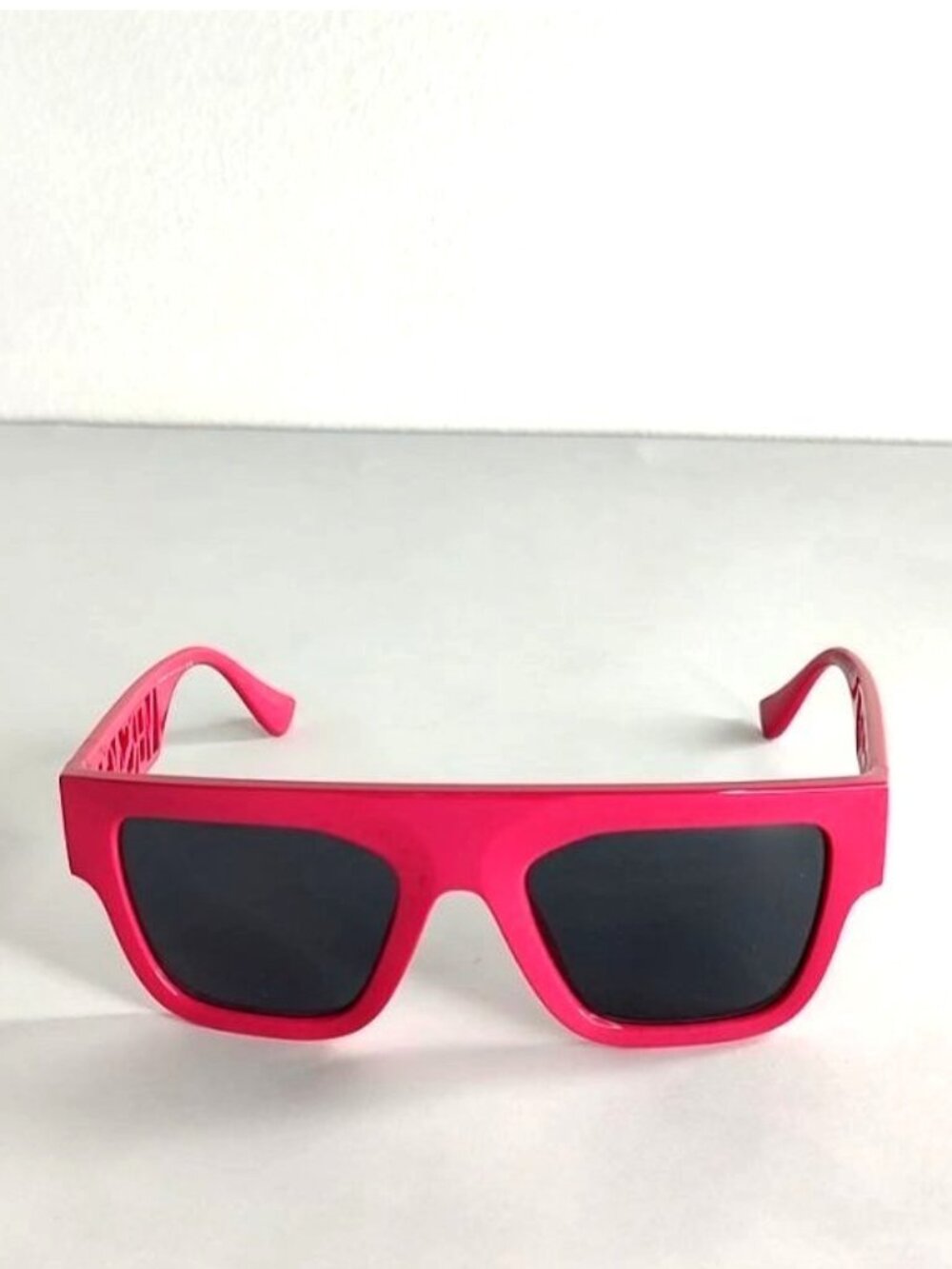 VERSACE VE4430 536787 Fuxia Pink Rectangular Logo Spell Out - Picture 5 of 11